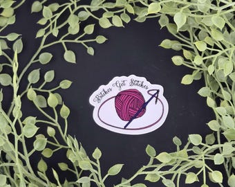 B*tches Get Stitches Vinyl Sticker
