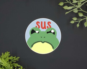 SUS Frog Vinyl Sticker