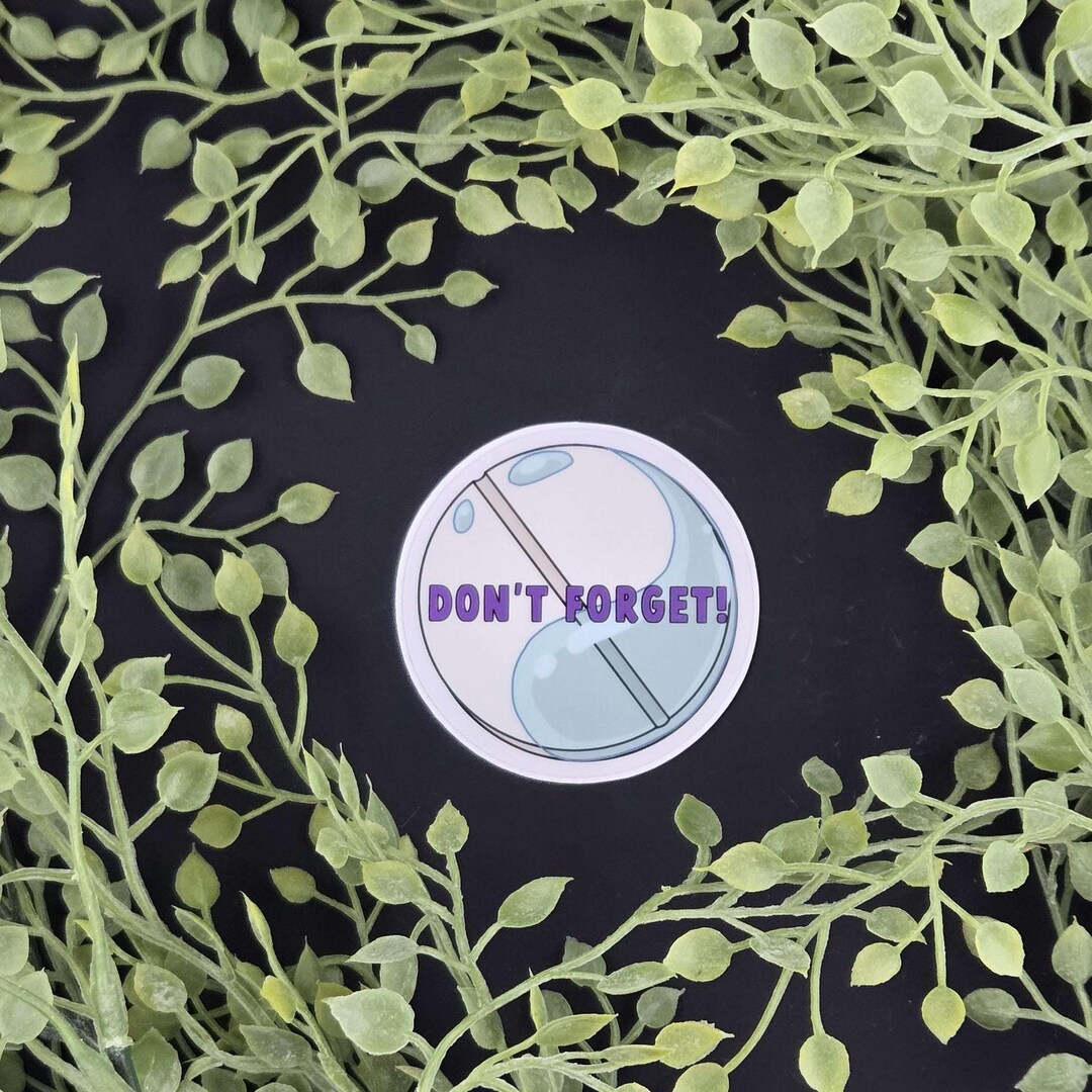 Dont Forget Vinyl Sticker - Etsy