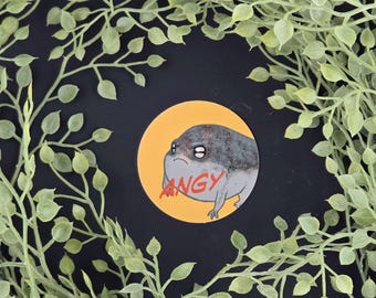 ANGY Frog Vinyl Sticker