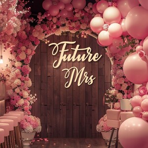 Future Mrs Sign, Bridal Shower Backdrop, Bridal Shower Décor ...