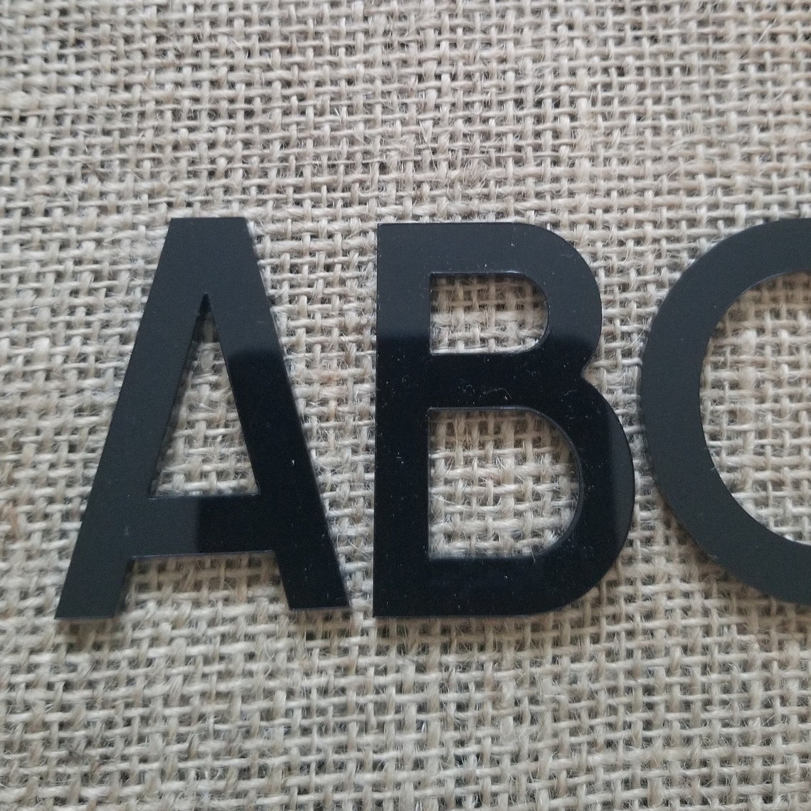 Black Letters Acrylic Letters Letters for Crafts Etsy Canada