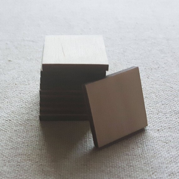 10 Pcs Wooden Squares Laser Cutout Wood Blanks 10 Pcs Wooden Squares Laser Cutout Wood Blanks Tiles Small Craft Decorations Supplies