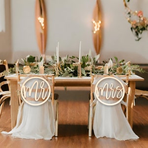 Mr and Mrs Wedding Signs, Mr&Mrs Chair Sign, Wedding Chair Signs, Wedding Couples Sign, Mr and Mrs Signs, Bride Groom Sign, Wedding Sign