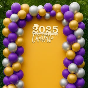 Grad Name Sign 2025, Graduation Party Decorations, Personalized 2025 Graduation Sign, Graduation Banner, Senior Photo Prop, Graduation Sign