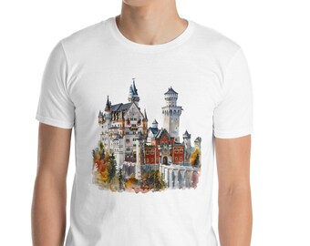 Neuschwanstein Castle Short-Sleeve Unisex T-Shirt