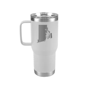 Rhode Island Vaso Mapa de viaje Adopción Regalo en movimiento 20oz