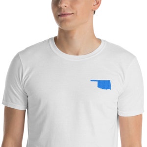 Oklahoma Shirt Home State gestickt Karte