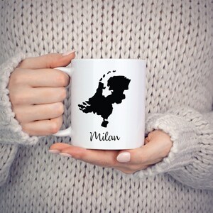 Néerlandais Néerlandais Holland Mug Travel Carte Cadeau de déménagement