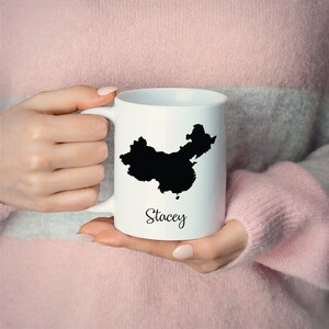China Becher Reisekarte Heimatstadt bewegengeschenk