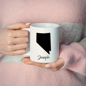 Nevada Becher Adoption bewegenGeschenk Reise Zustand Karte