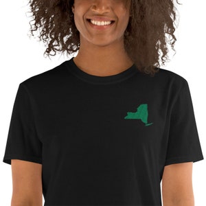 New York Shirt Home State Carte brodée