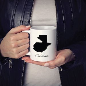Guatemala Becher Reisekarte Heimatstadt bewegenGeschenk