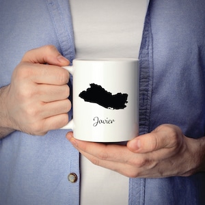 El Salvador Mug Travel Map Hometown Moving Gift