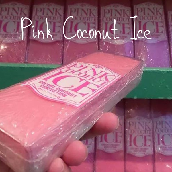 Pink Coconut Ice Scented Candle