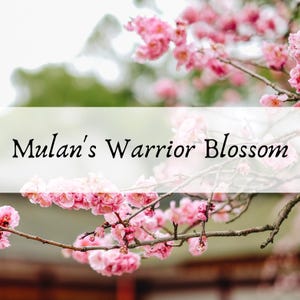 Mulan&#39;s Warrior Blossom Scented Candle