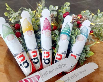 Duplo navideño, envoltorios navideños Duplo, idea de regalo DIY para barras Duplo | Plantilla de Duplo para empaque navideño para tu persona favorita