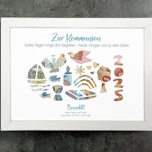 Konfirmation Geldgeschenk, Kommunion Geldgeschenk, Geschenk Konfirmation Geld Fisch personalisiert, Geldgeschenk Konfirmation