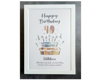 Birthday gift customizable, birthday card money, birthday gift money, money gift for picture frames