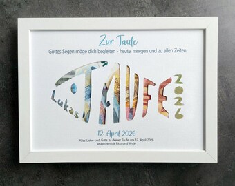 Baptism money gift, baptism fish card, baptism gift for boys and girls, giving money as a baptism gift, baptism gift idea, baptism present, personalized