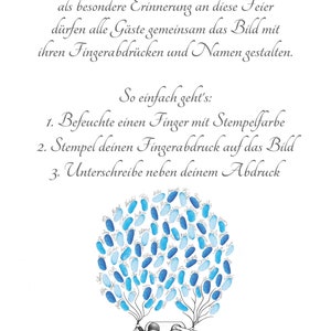 Wedding Tree Auto, personalisiertes Hochzeitsgeschenk, Gästebuch Hochzeit Bild 4