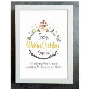 Personalisiertes Geldgeschenk Weihnachten, Geldgeschenk Weihnachten, Weihnachtsgeschenk Wichtel, Geschenkverpackung Weihnachten
