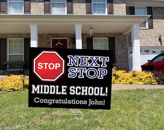 5th Grade Sign - Graduation Yard Sign, Class of 2024, Outdoor Decor Graduation Sign, Graduation Lawn Signs, Graduation Banner of 5th Grade