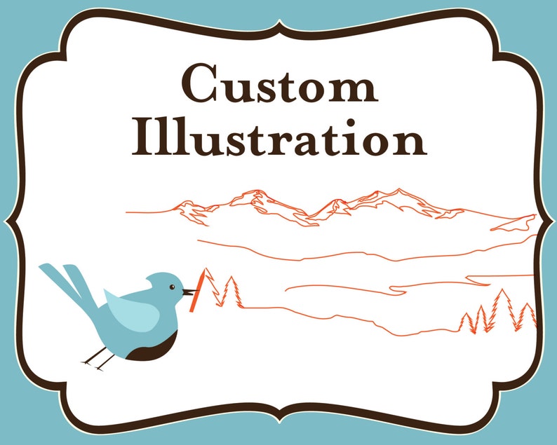 Custom Illustration Add On Custom Design Add On Custom image 1