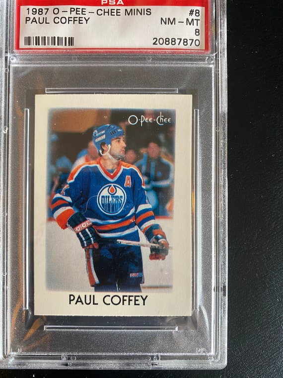 Paul Coffey -1987 O - PEE - CHEE Card - PSA Graded 8.0 - Hockey Card -  Gorgeous Card - Vintage Card - Hockey Card - Etsy