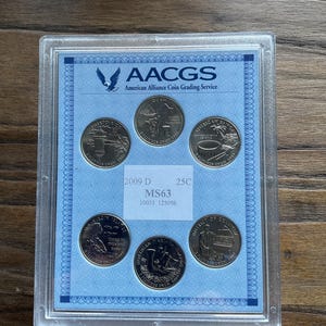 US Collection of graded US Quarters- Graded MS 63 - American Coin Treasures