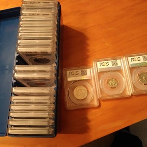 PCGS Proof 69DCAM-freshly graded 5 coin lot - guaranteed to receive 5 graded coins housed in PCGS Coin holder