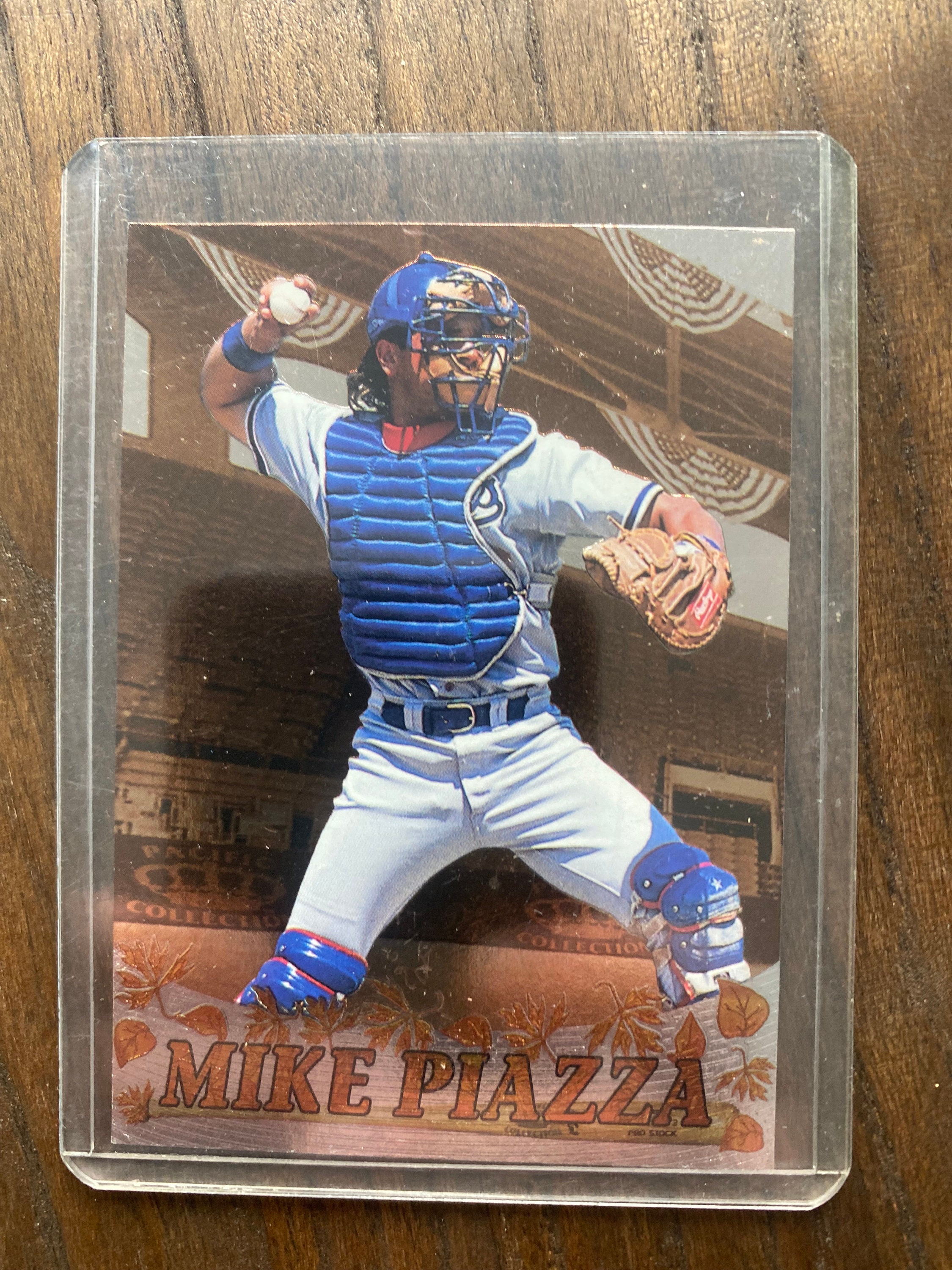 Mike Piazza - 1996 Pacific Trading Cards - October Moments- Card