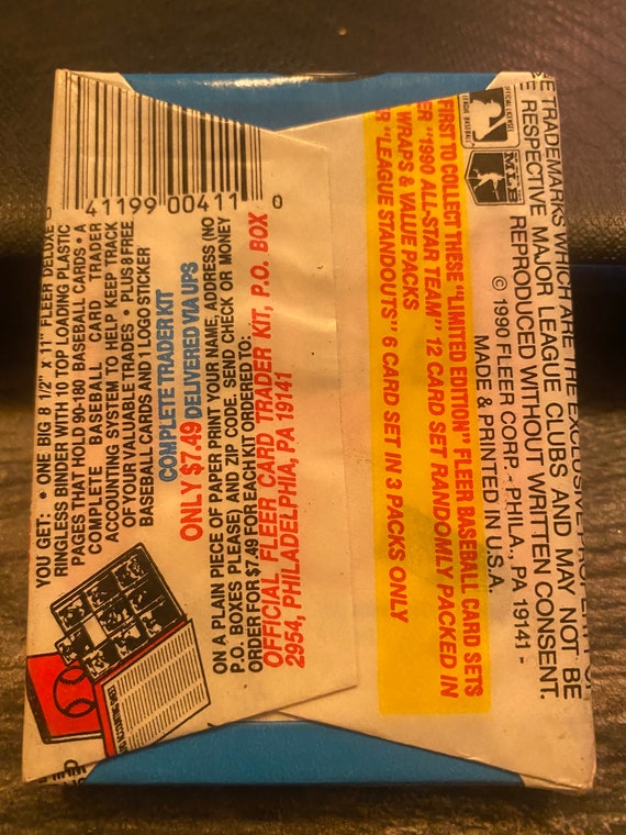 1990 Fleer Baseball Cards - 10th Anniversary Edition - Unopened