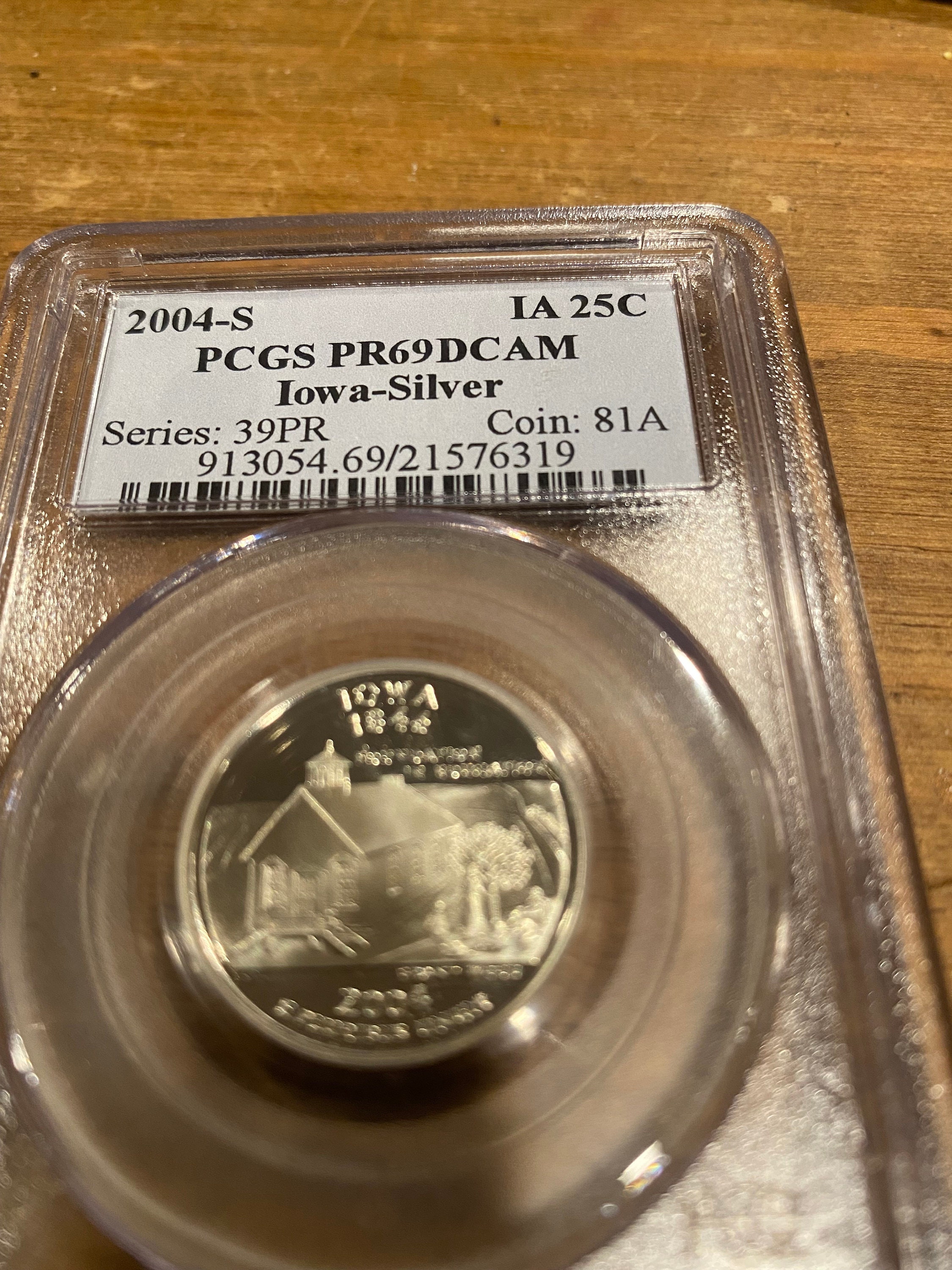 2004 S Iowa Silver State Quarter