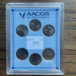 US Collection of graded US Quarters- Graded MS 63 - American Coin Treasures