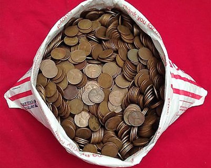 Full Pound of Wheat Pennies Wheat Pennies Were Minted From Etsy