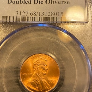 1995 Memorial Penny -Graded Error Coin  - PCGS Graded MS68- Must have error coin
