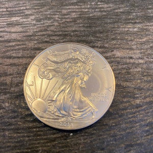 2013 American Silver Eagle Dollar Coin in Uncirculated condition -  Silver Dollar - Silver - Collectible Silver - US Coins - Silver Coins