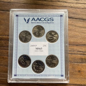 US Collection of graded US Quarters- Graded MS 63 - American Coin Treasures
