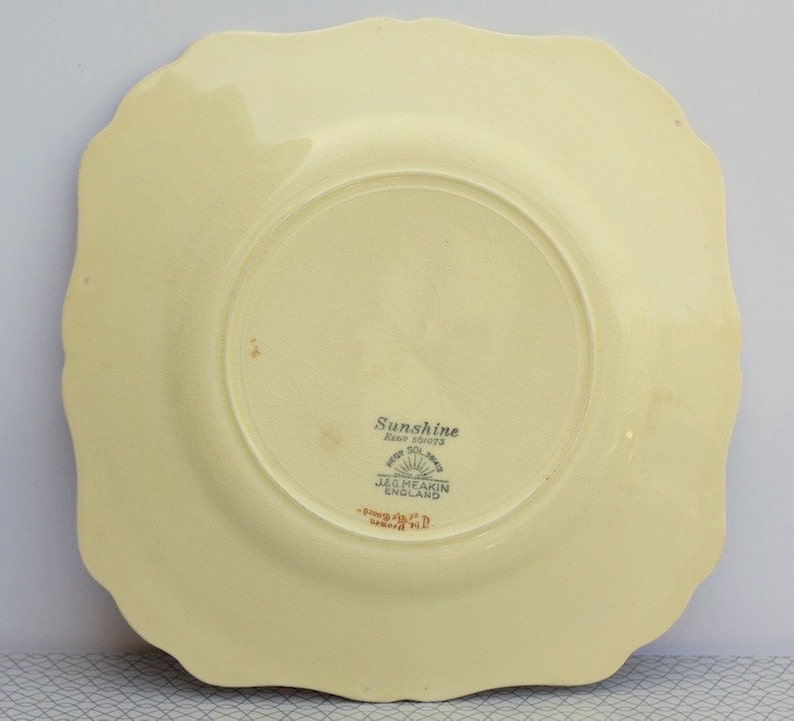 J & G Meakin Sunshine Plate / the Yeoman of the Guard Etsy Australia