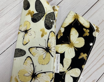 Butterfly Eyeglasses Pouch: Cotton Reading Glasses Case