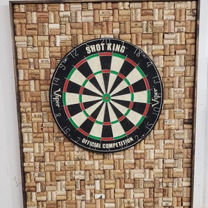 Wine Cork Dartboard Backer Cross Hatch Pattern