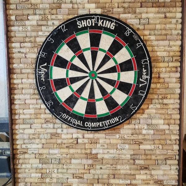 Wine Cork Dartboard Backer