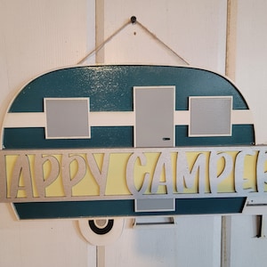 Happy Camper Laser Cut File Camping Sign