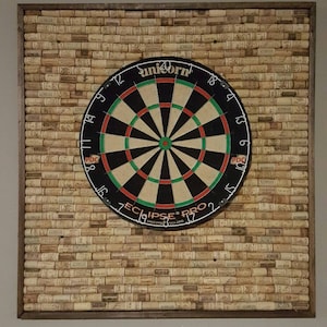 Large Wine Cork Dartboard Backer (39"height x 32"wide)