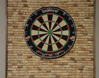 Large Wine Cork Dartboard Backer (39"height x 32"wide)