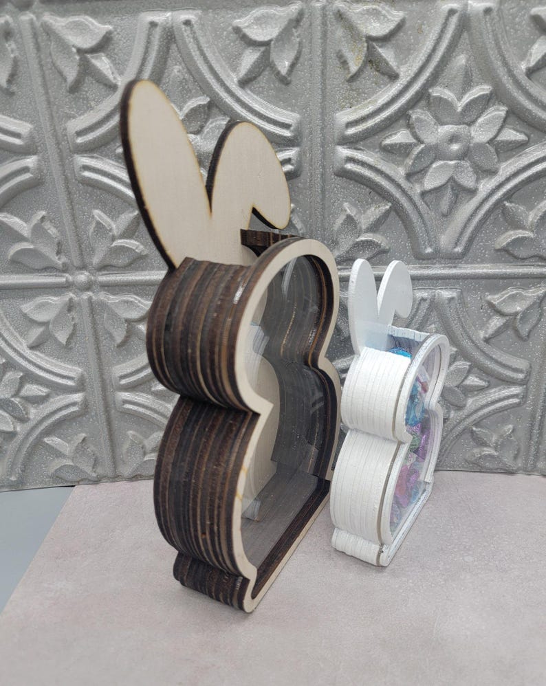 Easter Bunny Candy Box Digital File SVG Laser File - Etsy