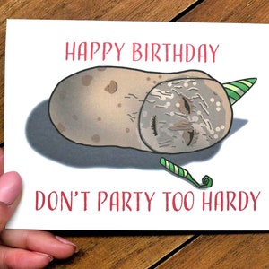 Old Potato Face Meme Tarjeta de cumpleaños - Tarjetas de cumpleaños divertidas, 21 cumpleaños, Humor de cumpleaños, Memes de cumpleaños, Humor de Internet, Fiesta iluminada