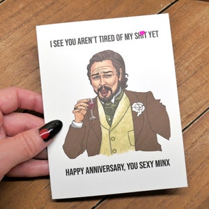 DiCaprio Meme Anniversary Card - Rude Anniversary Card, Happy Anniversary, Funny Love Card, Internet Memes, Pop Culture Love Card, Milestone
