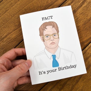 Fait carte d'anniversaire - Carte d'anniversaire de la culture pop, carte d'anniversaire drôle, anniversaire de bureau, carte de la culture pop, amitié drôle, anniversaire d'humour sec